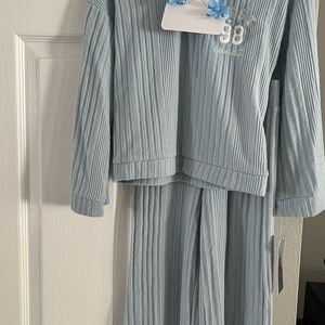 Derek Heart Kids Light Blue Sweatpants & Joggers Set